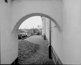 Ahlgrens villa, Villastaden. Rettigska barnhemmet och Trefaldighetskyrkan i bakgrunden



