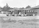 Valbo Omnibusbolag startades 1923.
Ombildades 1925 till Valbo Omnibus AB

Bussgaraget i Nybo, Valbo

Linje: Gävle - Valbo kyrka - Nybo - Mackmyra