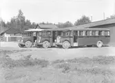 Valbo Omnibusbolag startades 1923.
Ombildades 1925 till Valbo Omnibus AB

Bussgaraget i Nybo, Valbo

Linje: Gävle - Valbo kyrka - Nybo - Mackmyra