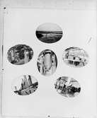 Collage av bilder på papperstillverkning