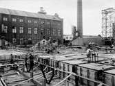 Korsnäs AB, Karskär
Gjutningar för nya sileriet
År 1923 brann sågen och ett nytt sågverk byggdes upp.
År 1925 byggdes den första pappersmaskinen

25 augusti 1930
