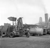 Vägbeläggning, Hillevägen. 15 juni 1950.


