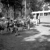 Badreportage Engesberg. Gävle 17 juni 1950.
