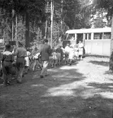 Badreportage, Engesberg. Gävle 17 juni 1950.
