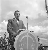 Gävlemässan, utställning på Sätraåsen, Travbanan. 24 juni 1950.



