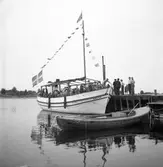 Skolresa, utflykt till Eggegrund med M/S Britt. 29 augusti 1950.



