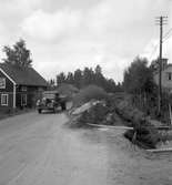 Skördetröska i Valb. Augusti 1950



