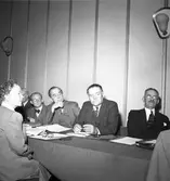 Landstingets öppnande med nye landshövdingen på Baltic. Den 2 oktober 1950.



