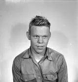 Edmund Pettersson Rederi AB. Legitimationsfotografi. Augusti 1950.

