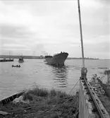 Båtvarv, Gävle. 1950-talet.

