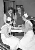Sjuksköterskeskolan. Reportage i Arbetarbladet.                          6 december 1950.
