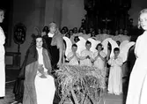 Julspel i Torsåkerskyrka. 17 december 1950.
