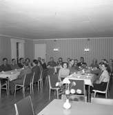 Gävle Manufaktur AB, Strömsbro. Samkväm, bilder från borden.  1 oktober 1951.


