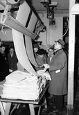 Gävle Manufaktur AB, Strömsbro. Besök i fabriken. 5 november 1951.


