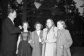 Barnsångarting på Rotundan, Folket Park. Gävle 27 maj 1951.