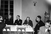 Nyhetskonferens på St. Ansgars Hus. November 1951.