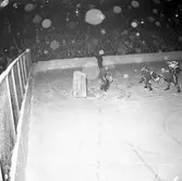 Ishockeymatch, final. GGIK - Södertälje. 31 januari 1952.
