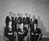 S.H.N. grupp av medaljörer. 6 april 1952.