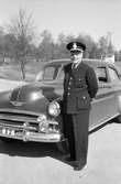 Polismästare Berglund, omslagsbild för tidningen Motor. Maj 1952.