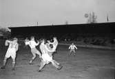 Fotboll, GIF - Spånga. 19 oktober 1952.
