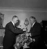 Direktör E. Eriksson, Korsnäs AB. Fyller 60 år.             16 oktober 1952.