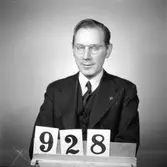 Telegrafstationen legitimationskort.
