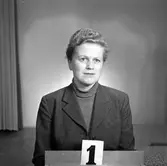 Telegrafverket legitimationskort. Fotografi nr 1.
