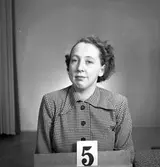 Telegrafverket legitimationskort. Fotografi nr 5.
