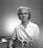 Telegrafverket legitimationskort. Maj 1952.
Fotografi nr 20.


