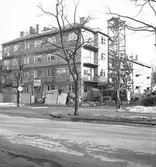 Nybygge vid Nygatan 6, tvärgatan Vågskrivargatan 4. Kv Pastorn 1, Gävle.