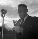 Augustispelen på Strömvallen. Den 10 augusti 1949