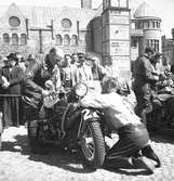 6-dagars motorcykeltävling. Den 13 maj 1950