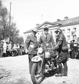6-dagars motorcykeltävling. Den 13 maj 1950