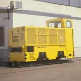 Gävle Vagnverkstad AB, den april 1979. Lok DHL 60 M10

