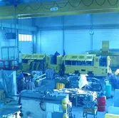 Gävle Vagnverkstad AB, 19 oktober 1970
verkstadsmiljö bland svarvar och andra maskiner.

