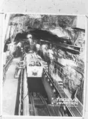Gävle Vagnverkstad AB, 16 december 1970
Reklamfoto i en gruvort för AGEVE



