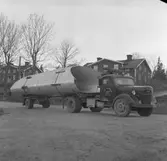 Transport av galvaniserad vägtrumma från Gävle Galvan


