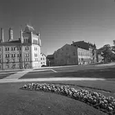 Korsningen Nygatan och Västra Vägen, den 11 augusti 1971
Stadsarkitekt Ingenjör Broman

