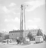 Reportage från Stortorget för Gefle Dagblad




