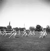 Medborgarfest. Gymnastikuppvisning
