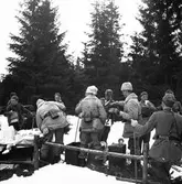 Officerarnas orienteringstävling. Februari 1939. Reportage för Gefle Posten





