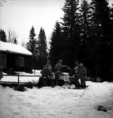 Officerarnas orienteringstävling. Februari 1939. Reportage för Gefle Posten





