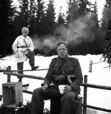 Officerarnas orienteringstävling. Februari 1939. Reportage för Gefle Posten





