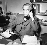 Interiör från ateljén, den 12 december 1950.

