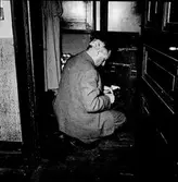 Interiör från ateljén. den 12 december 1950.
