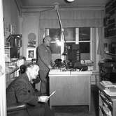 Interiör från ateljén, den 12 december 1950.
