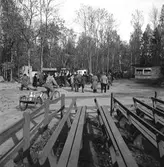 Danska flyktingar. Fotot taget bl.a för Husmodern i Furuvik
