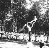Cirkus Scotts föreställning vid lasarettet. Juni 1943