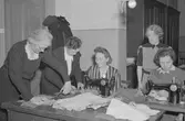 Sykurs på Brynässkolan. Den 3 maj 1943. Reportage för Norrlandsposten