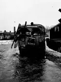 Bussolycka vid Nynäs. Februari 1943. Strömsbro-bussen

